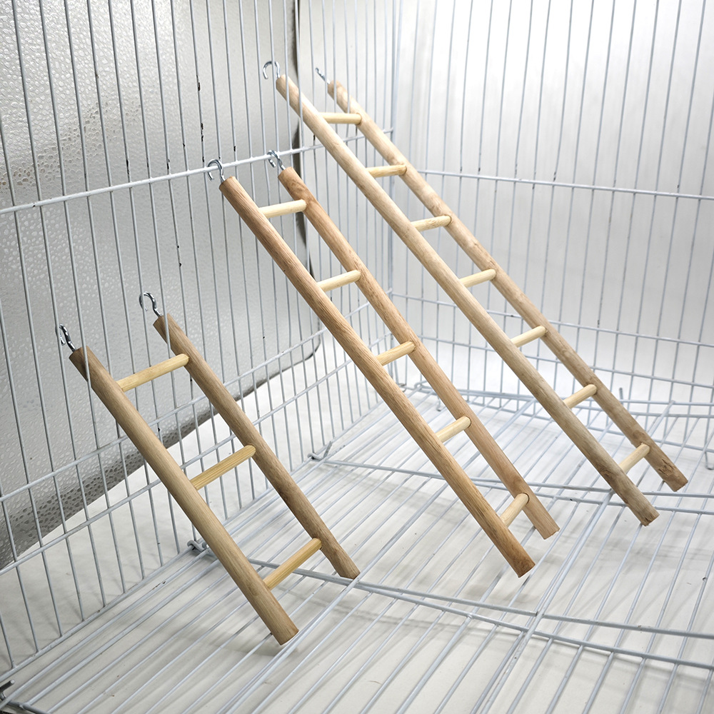 tronco natural para escalar escalera de madera para pájaros escalera de nubes para pájaros, perrucos, garras de molienda, palo, jaula, juguetes colgantes image 2