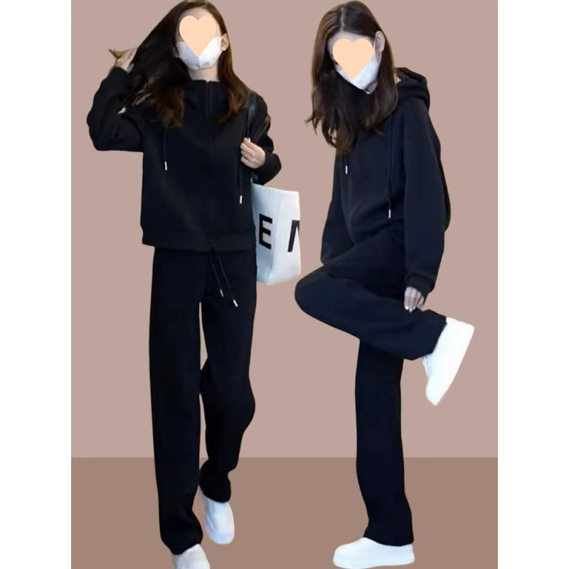 2025 новый осенний женский спортивный костюм для бега: модный худи и брюки для женщин