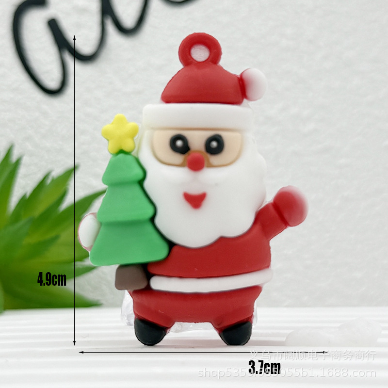 クリスマスキーホルダー人形ペンダントサンタクロースキーホルダー小さなペンダントサンタクロースクリスマスツリーギフト|undefined