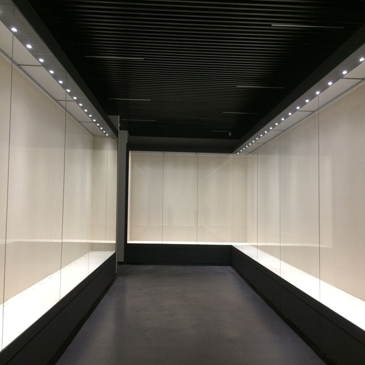 博物馆专用文物沿墙展柜 纪念馆用沿墙展柜安装便捷可塑性强