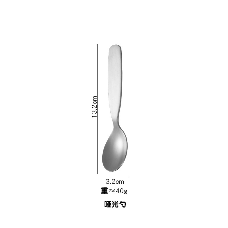 304ステンレス児童フォークスプーン短柄補助食児童食事かわいい携帯赤ちゃんがスプーン食器を食べる|undefined