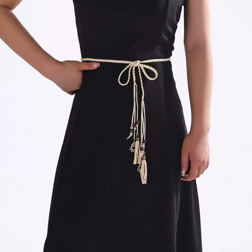 新款手工编织腰绳汉服马面裙装饰女士细腰带民族风流苏配饰  批发