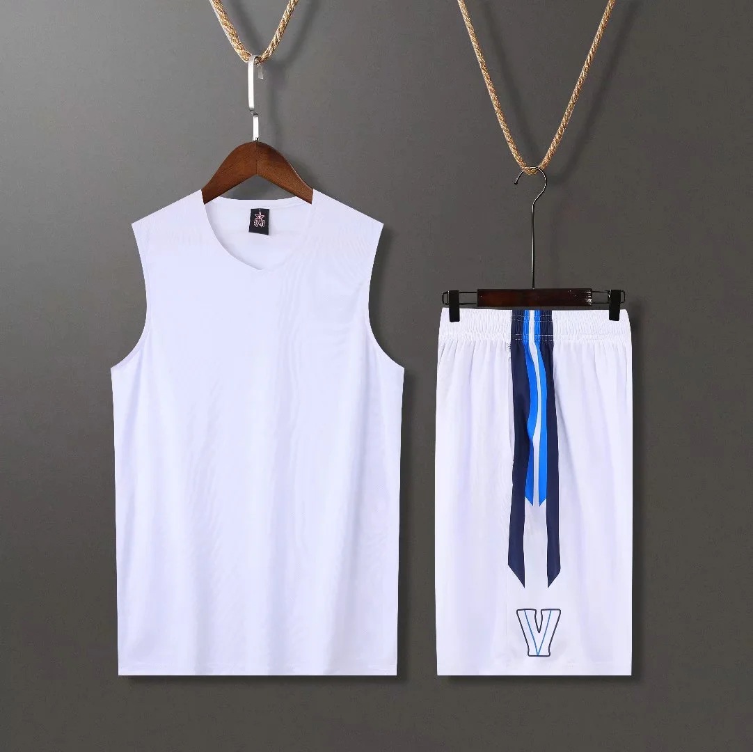 New Adult Basketball Suit Team Suit Light Plate Student Competition Jersey Sleeveless Vest logo Printing