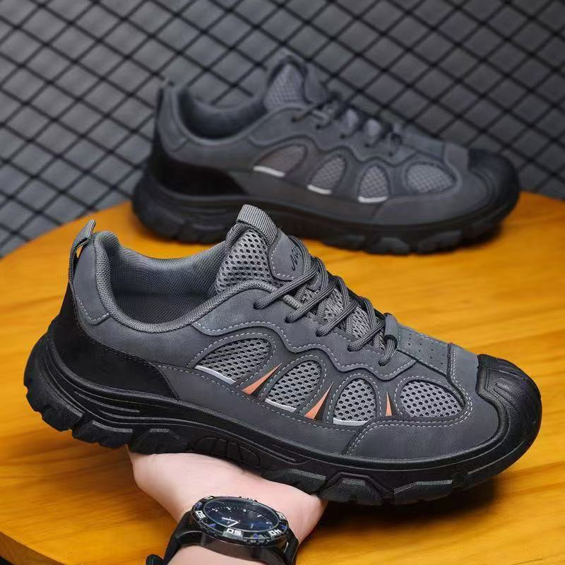 Men's soft-soled shoes, 2026 new style, non-slip, wear-resistant, work shoes, outdoor breathable hiking and sports shoes, wholesale for cross-border sales Men's soft-soled shoes, 2026 new style, non-slip, wear-resistant, work shoes, outdoor breathable hiking and sports shoes, wholesale for cross-border sales