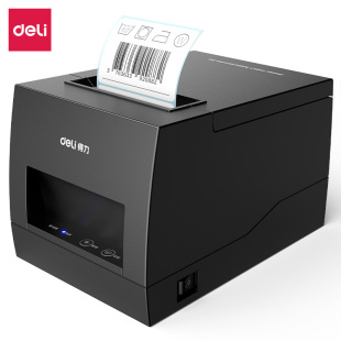 Deli Dl-886Bw (New) Thermal Label Printer (Black) Label Machine Commercial Express Single