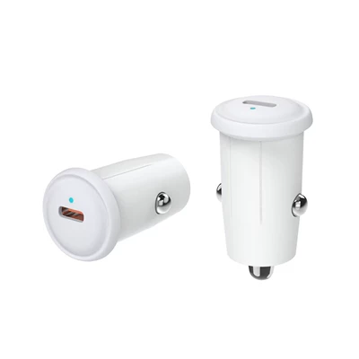 New Mini Single PD45W Car Charger QI2.2 Wireless Charger with Special Boost Function 15V20V Car Charging Head