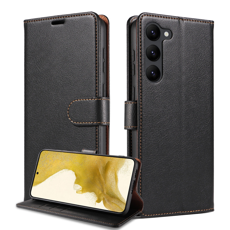 Suitable for Samsung S24Plus Mobile Phone Leather Case, S25 Edge Mobile Phone Case, S26 Card-Inserting New Flip Cover Protective Case Suitable for Samsung S24Plus Mobile Phone Leather Case, S25 Edge Mobile Phone Case, S26 Card-Inserting New Flip Cover Protective Case