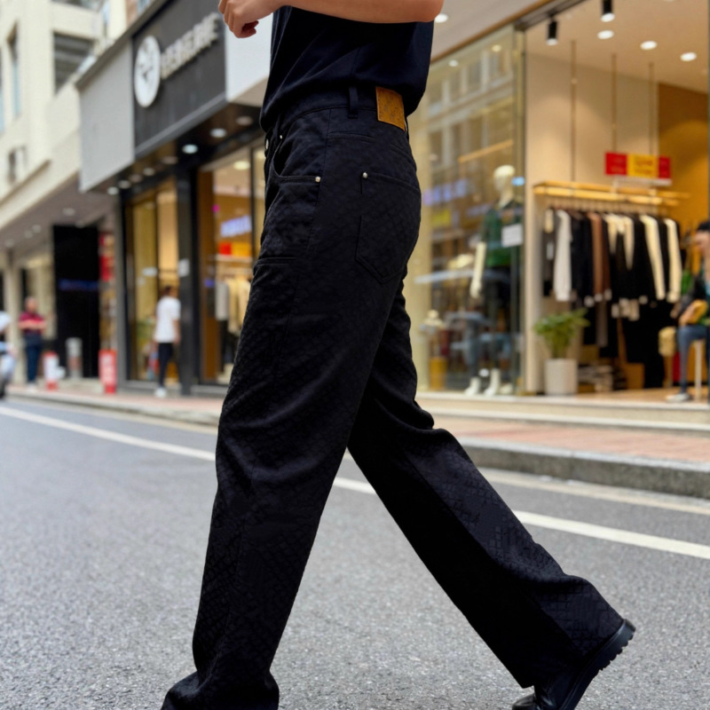 High Version Lujia 2025 New Cross-Border Trendy Brand Spring and Autumn Iron Label Wool Casual Cargo Pants Unisex High Version Lujia 2025 New Cross-Border Trendy Brand Spring and Autumn Iron Label Wool Casual Cargo Pants Unisex