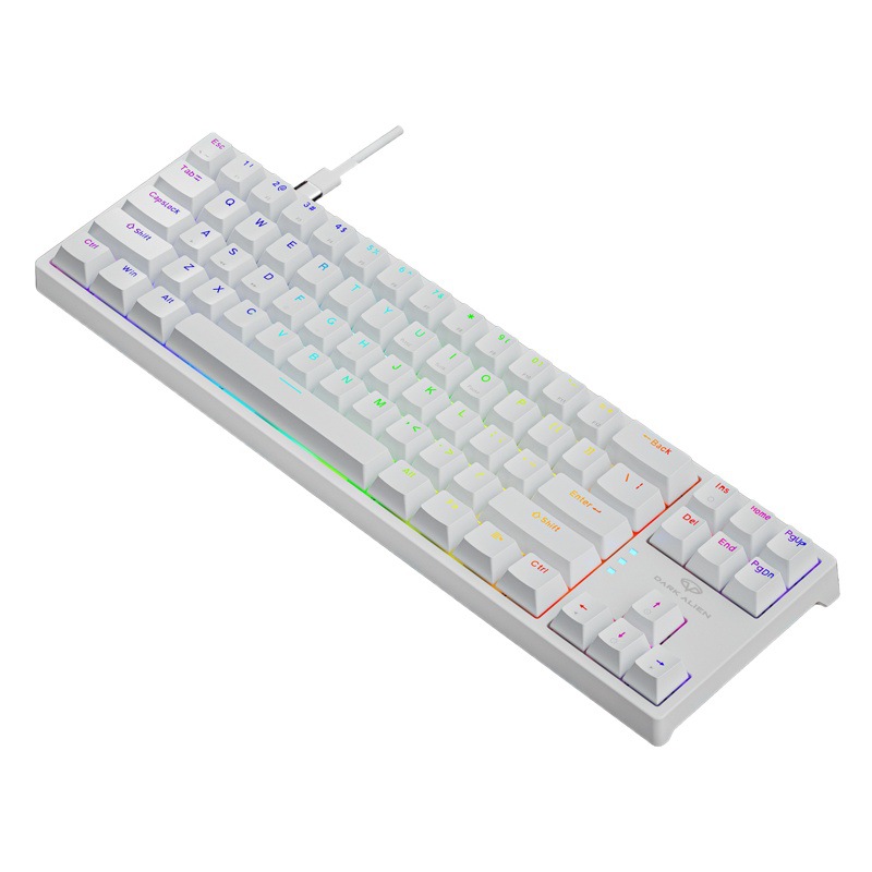 K710 e-sports teclado mecánico TYPE-C llave línea separación eje reemplazable juego de ordenador con cable teclado mecánico