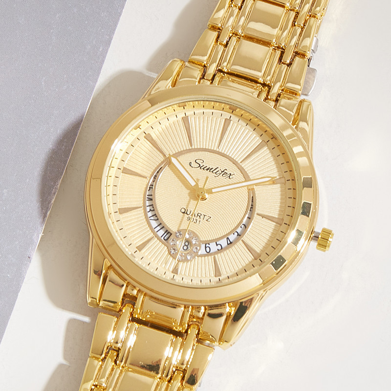 Marca multi-funcional reloj de los hombres al por mayor correa de acero negocio impermeable luminoso reloj de cuarzo de los hombres reloj no mecánico reloj de los hombres