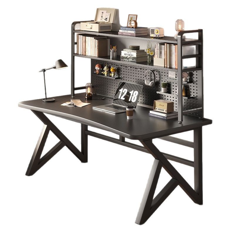 mesa de computadora del dormitorio mesa de deportes electrónicos mesa de estudio para adultos mesa de estudio simple mesa de trabajo con estante de agujeros