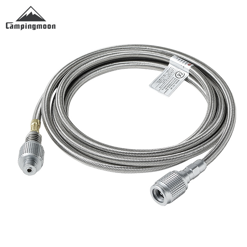 Coman equipo de camping al aire libre quemador de la tarjeta tubo de extensión 50 100cm a prueba de explosión de alta presión tanque de gas Alpine tubería de gas