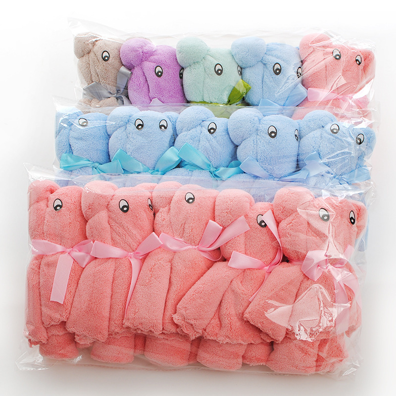 Factory creative gift coral fleece towel wedding gift wedding gift shop companion gift cartoon bear towel a generation of hair Factory creative gift coral fleece towel wedding gift wedding gift shop companion gift cartoon bear towel a generation of hair