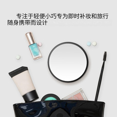 Portable magnifying mirror with 10x and 20x high-definition beauty makeup aid, 3 suction cups, travel-friendly beauty mirror