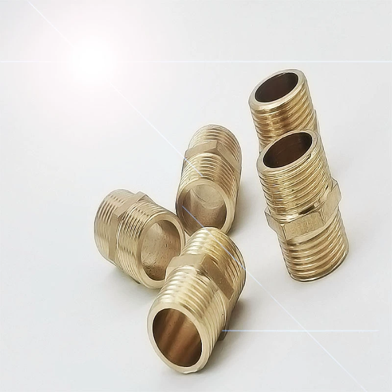 Провод-провод прямая внешняя резьба медное внутреннее соединение труба медный разъем медный провод-провод сантехнические аксессуары