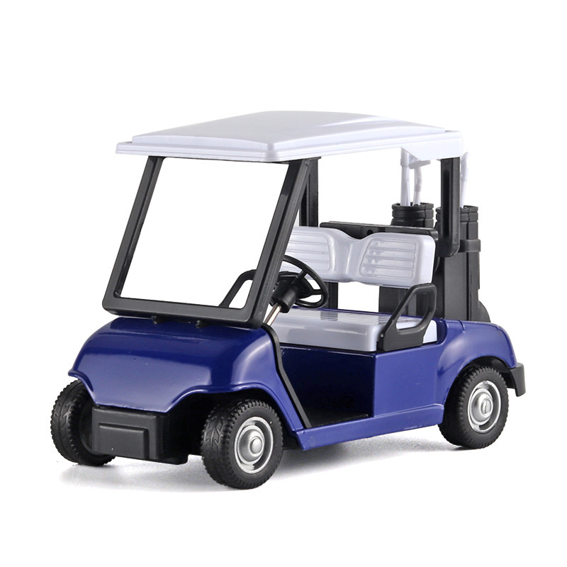Golf Car Model Alloy Model Pull Back Function Cute Type 3-Color Mixed Manufacturer Wholesale