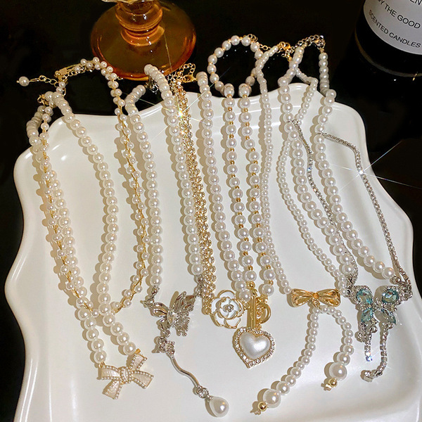 necklace from pearl