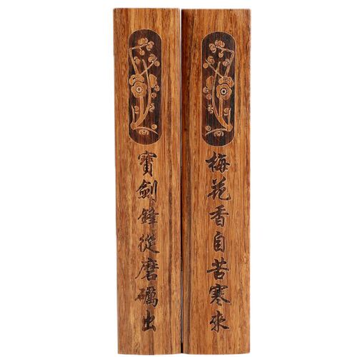 Factory wholesale bamboo paperweight stationery calligraphy painting student bookend calligraphy paperweight stationery