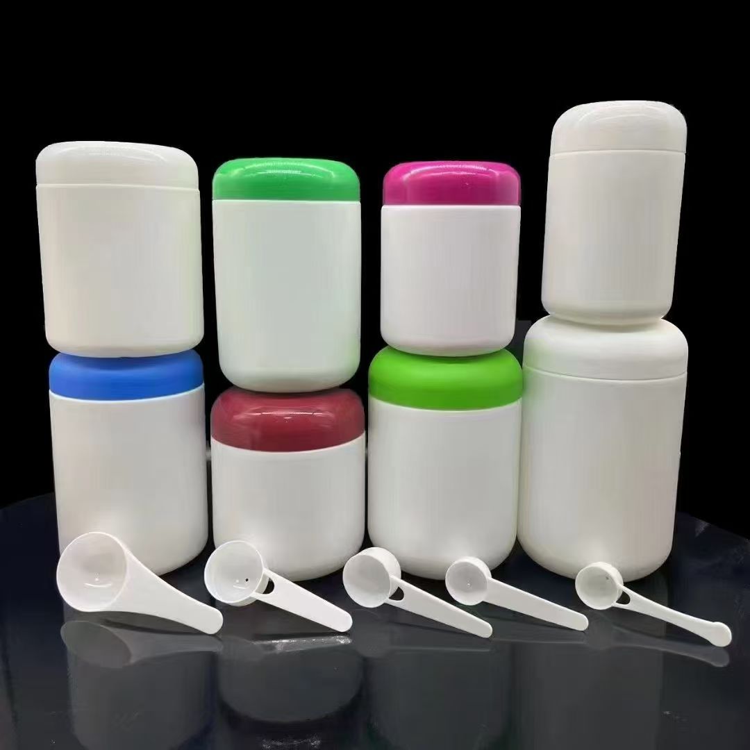 500g800克1000g蛋白粉爆炸盐面包瓶五谷代餐广口爆炸盐塑料桶