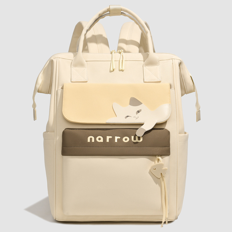 Bolsa de moda multifuncional para mamás de gran capacidad de contraste de color bolsas de mano para madre y bebé bolsas de aislamiento de leche independientes bolsas de hombro mujeres