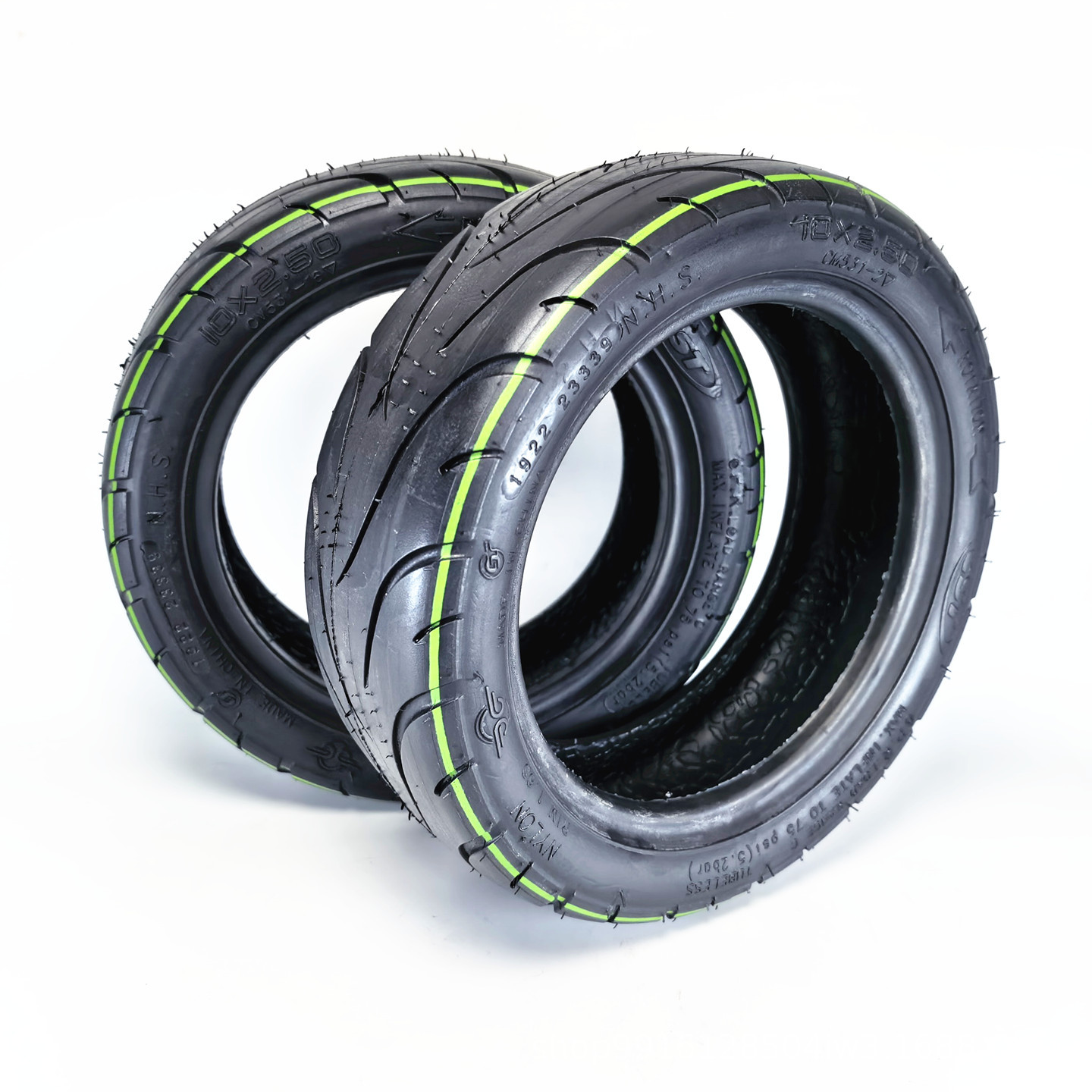 Zhengxin 10inch Electric Scooter Tire 10X2.5 Vacuum Outer Tire 10*2.50 Zhengxin Vacuum Tire 6-Layer Thickeneding