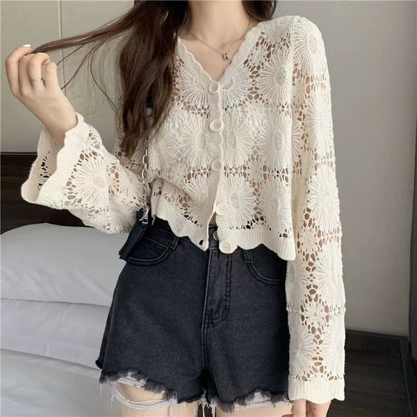 Beige long-sleeve
