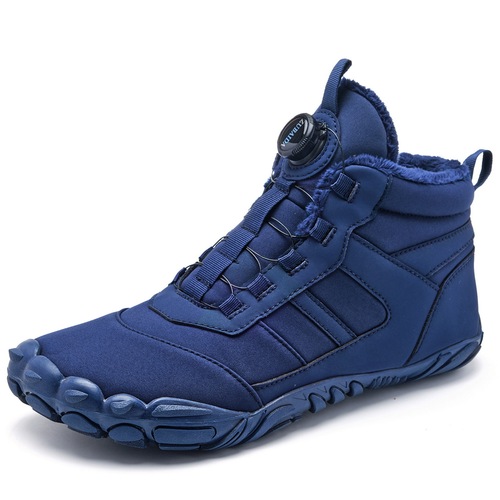 New winter outdoor snow boots, fashionable velvet cotton shoes, fashionable couples, children's non-slip, wear-resistant, warm cotton shoes