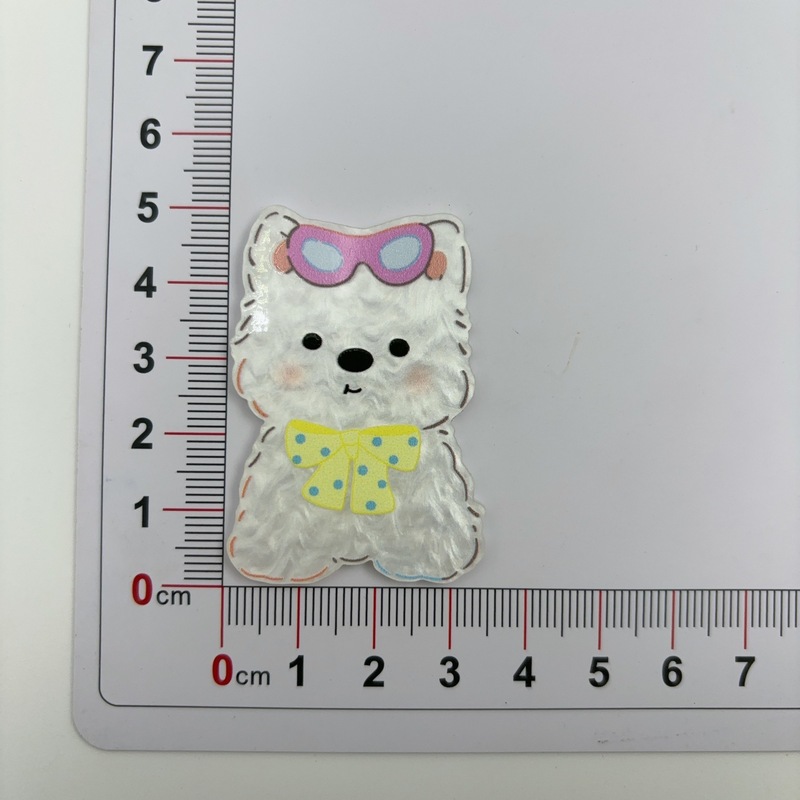 ウエストハイランド子犬骨漫画アクリル下駄ヘアアクセサリー携帯電話ケース diy ジュエリーアクセサリー材料卸売|undefined
