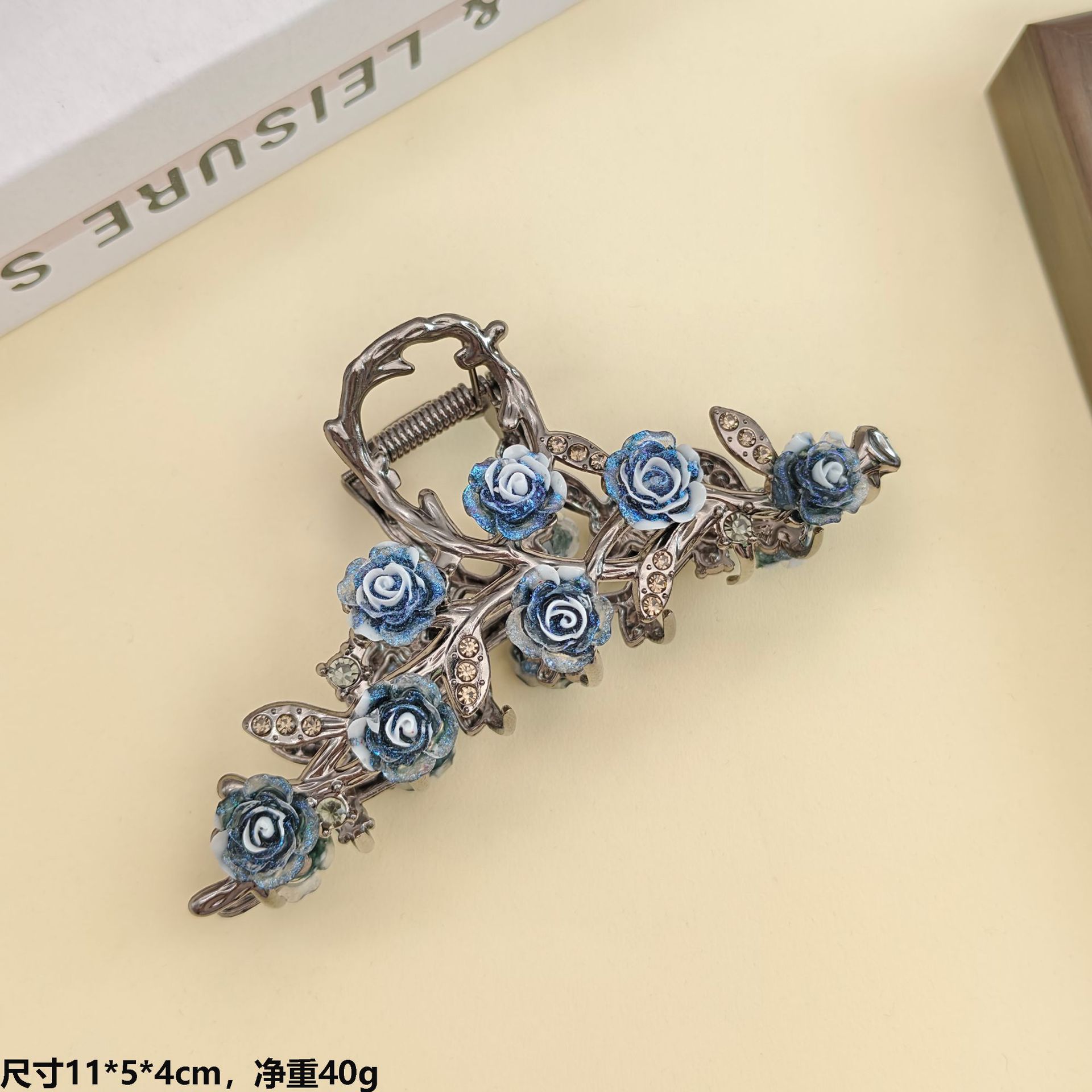 ZJ44 파란색과 흰색 장미