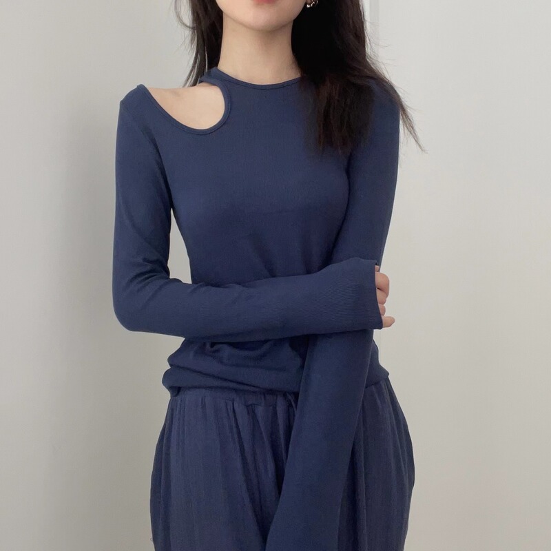 12 Colors Collarbone Long Sleeve 12 Colors Collarbone Long Sleeve