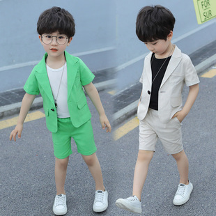 Performance Clothing Boys Suit Summer Dress Flower Girl 2023 New Kidsren's Baby Casual Small Suit Performance Clothing Hot