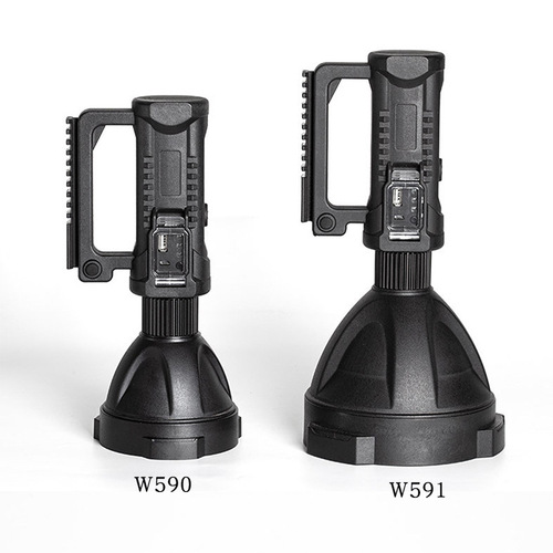 Cross-border new P70 strong light searchlight USB rechargeable emergency light outdoor waterproof large light cup LED portable light