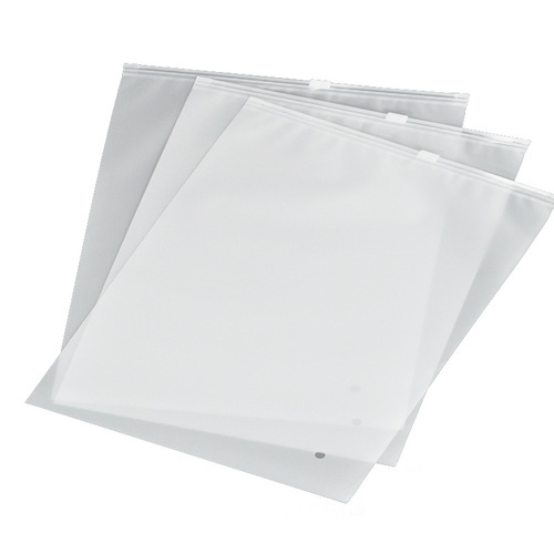 Zipper bag transparent frosted plastic clothing T-shirt packaging bag clothing packaging bag repackaging bag ziplock bag seal bag