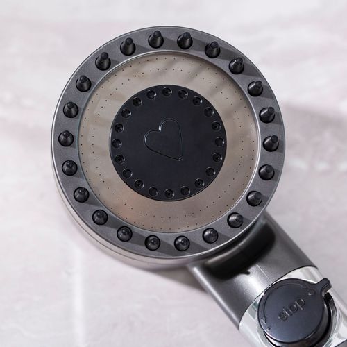 Dai Sheng Turbo Boost Hair Dryer Style Massage Shower Head Handheld Showerhead Filter Three-Setting Household Bathroom Shower Head