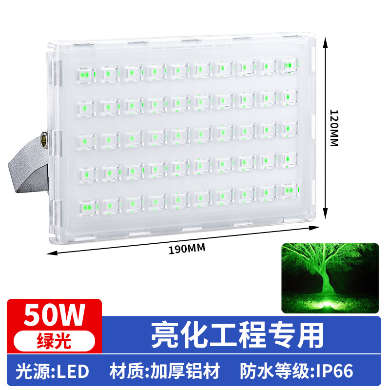 Monochrome green light [50w] lighting engineering special lamp