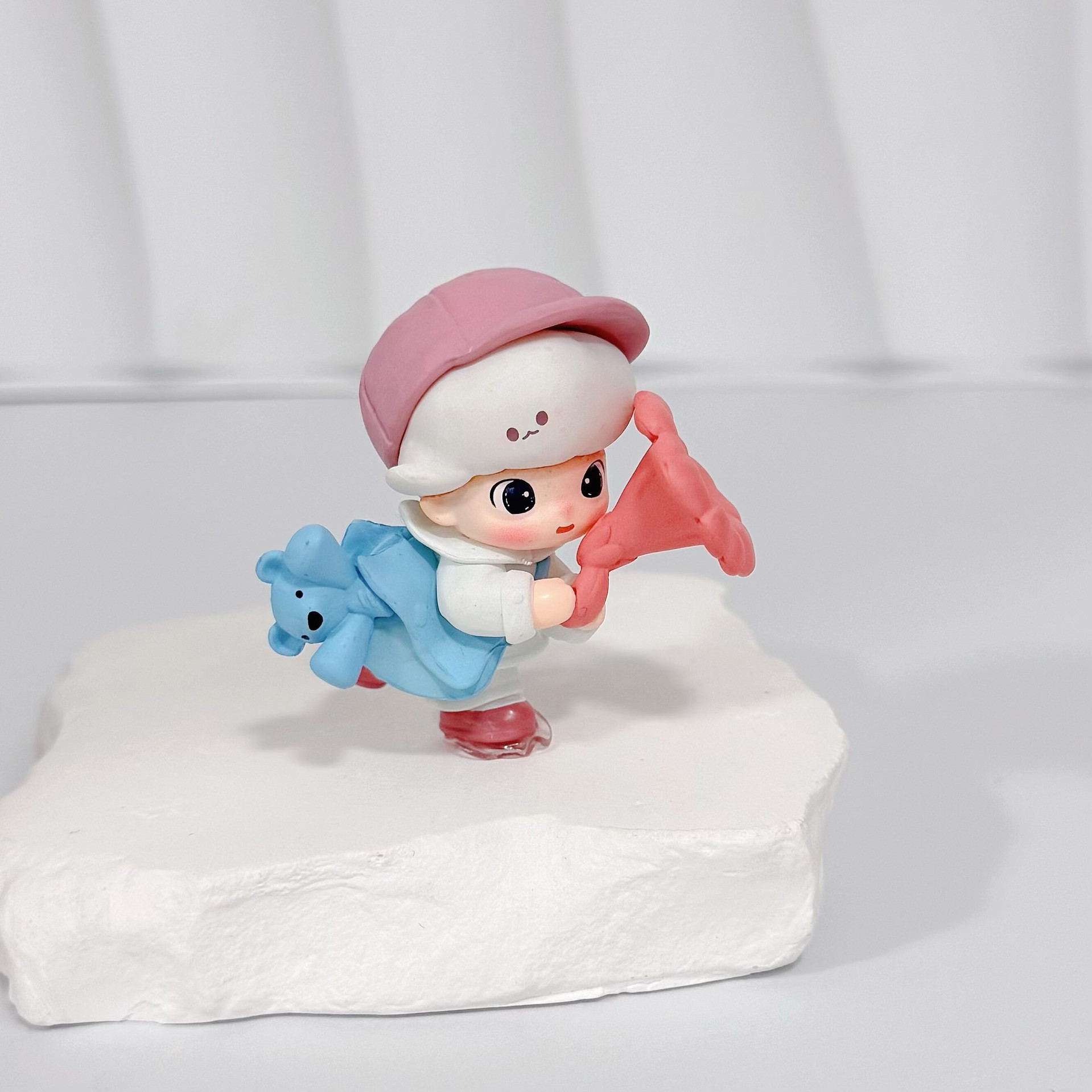 Dimoo's Instant Adventure Car Ornament - Cute Cartoon Decoration for Car Screen and Center Console
