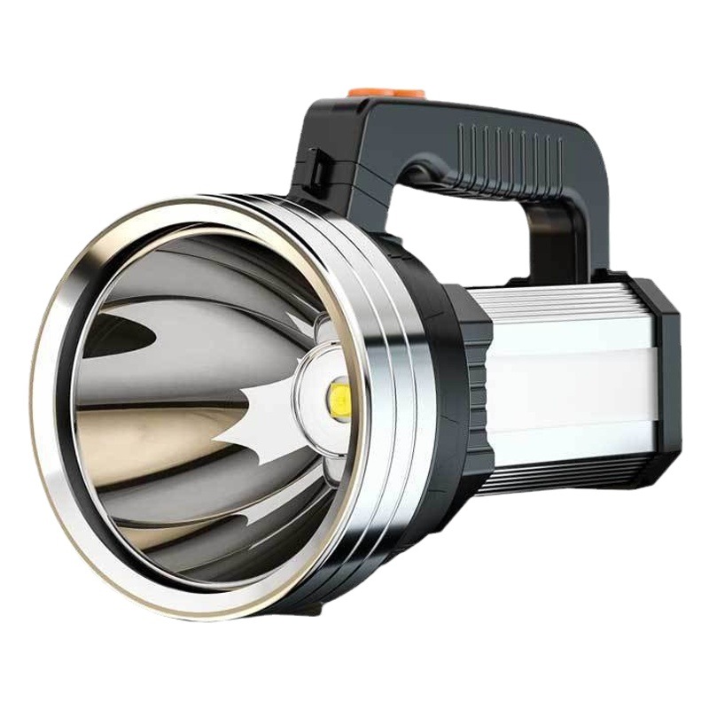 Linterna de Mano Recargable de Luz Potente COB, Salida USB