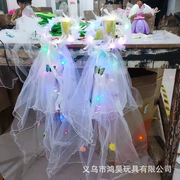 [仙女花环头纱 【配饰款】]