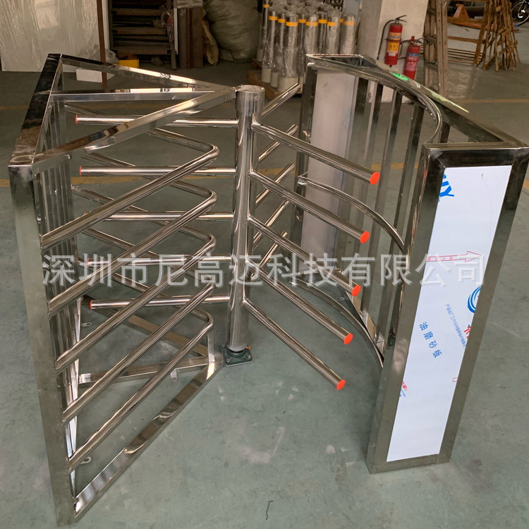 车站非入口单向门手动旋转单向滚闸不锈钢旋转闸门高铁站景区闸机