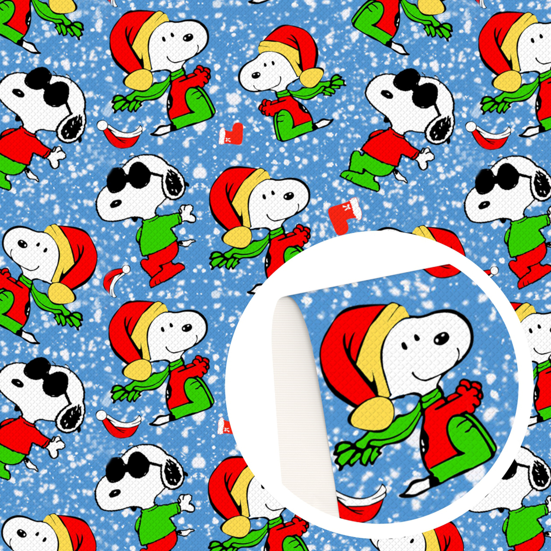 Perro Snoopy impresión de dibujos animados 100% tela de algodón DIY ropa hecha a mano bolsa, 1Yc55667