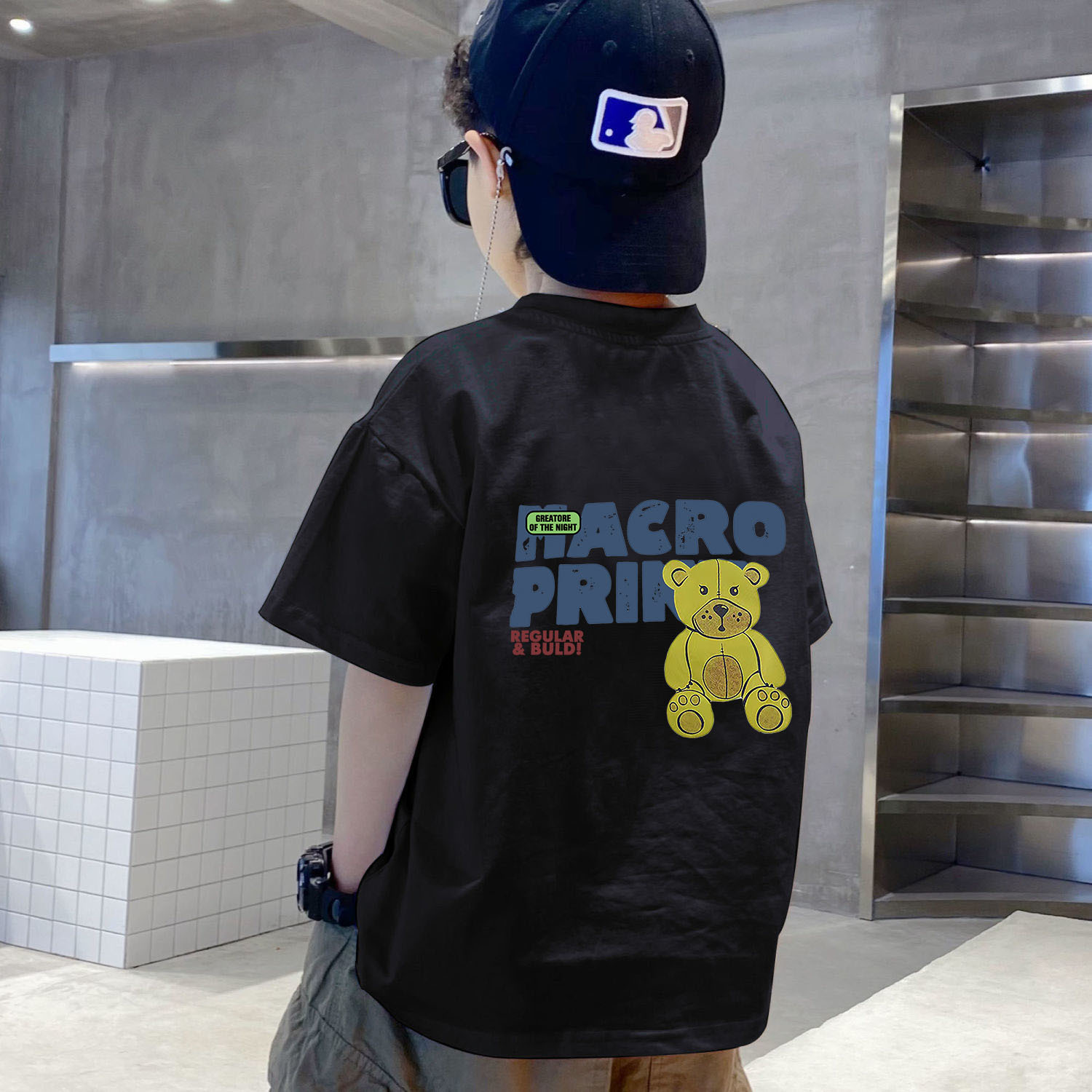 国境を越えた貿易人気子供服男の子Tシャツ半袖夏子供中大型男の子トップス半袖夏服トレンド