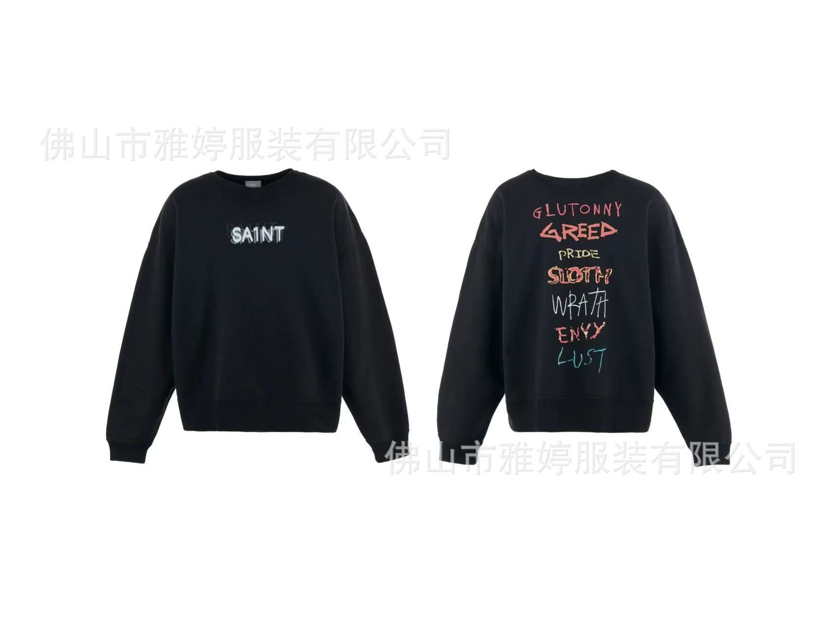 Saint Mxxxxxx Seven Deadly Sins Sweatshirt Black