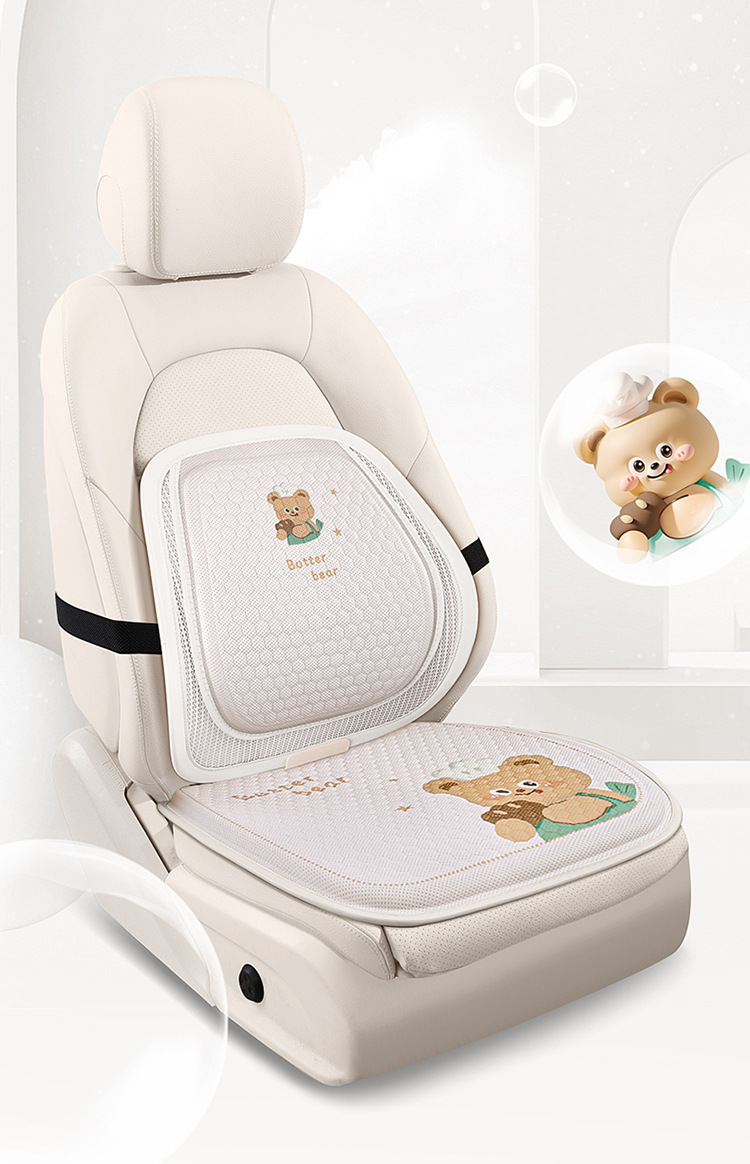 Factory Direct New Cartoon Gel Car Square Pad Waist Summer Silicone Pad Office Fat Pad Cool Mat
