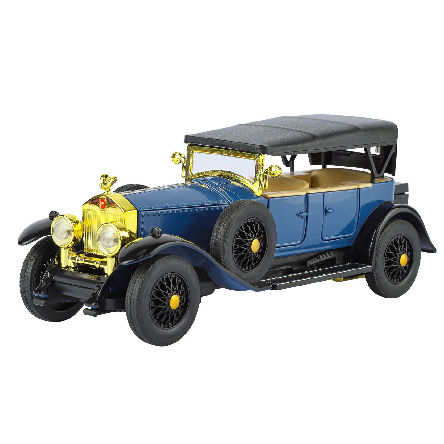 Modelo de Auto Clásico 1:32 de Aleación con Efectos de Luz y Sonido para Niños