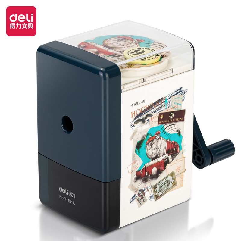 Deli 71151A Hand-Cranked Pencil Sharpener Harry Potter Collaboration Edition for Elementary School Students and Children Cartoon Pencil Sharpener Deli 71151A Hand-Cranked Pencil Sharpener Harry Potter Collaboration Edition for Elementary School Students and Children Cartoon Pencil Sharpener