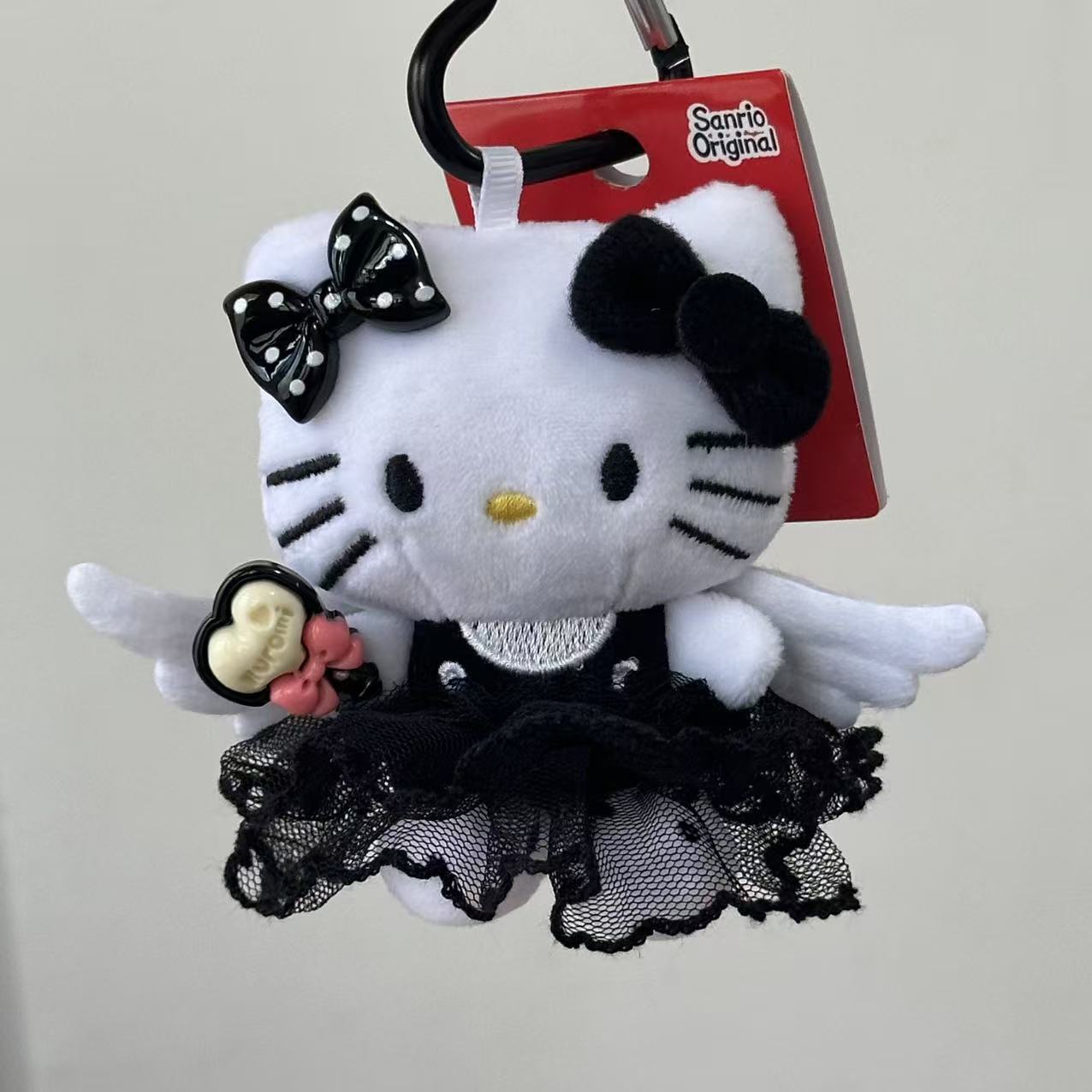 Amor hellokitty muñeca colgante llavero colgante bolsas de regalo bolsas de peluche lindo muñeca colgante lindo