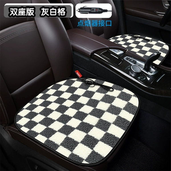 Double-seat version-gray and white-cigarette lighter interface
