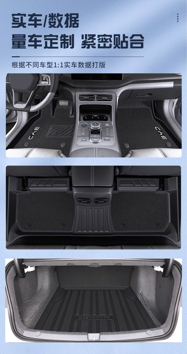 Suitable for Byd Destroyer 05 Floor Mats Tpe Surround 24 Hybrid Version Upper Floor Environmentally Friendly Floor Mats Car Accessories