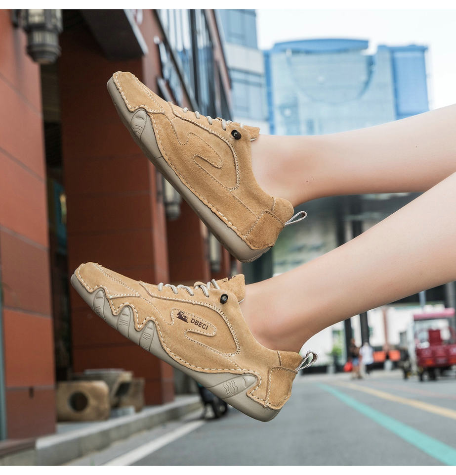 Giày thể thao unisex da thật cỡ lớn, đế bằng, phong cách ngoài trời năng động — 661-3 màu cát, 661-3 màu hồng, 661-3 màu nâu, 661-3 màu trắng chi tiết 22