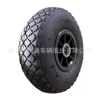 (热门款)260x85充气轮 3.00-4外胎 10寸充气轮 手推车轮 货仓车轮